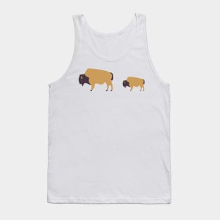 Bison And Baby (Autumn) Tank Top